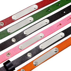 Collar personalizado de cuero ajustable para mascotas, Collar personalizado para cachorros, gatitos, nombre, accesorios antipérdida - Product Image 5