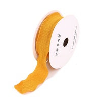 100% Polyester plissé ruban luxe Satin arc fleur imprimé Logo rouleau personnalisé pour la cuisson gâteau décoration emballage cadeau vêtement