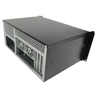 Boîtier PC industriel 19 pouces Châssis de serveur Micro ATX 4u Boîtier serveur à faible profondeur