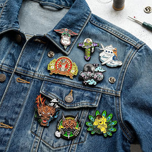 WOWEI Fabricante de Mochilas Personalizadas con Temática de Anime, Dibujos Animados y Animales, de Metal Negro con Recubrimiento de Zinc, para Trajes, Sombreros, Ropa, Corbatas y Bufandas - Product Image 6
