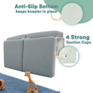 Ensemble d'agenouillères et de coudières de bain pliables pour bébé, genouillère de bain antidérapante pour bébé <span class=keywords><strong>avec</strong></span> poche en maille respirante - Product Image 2