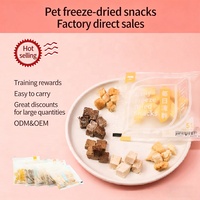 Morceaux de poulet lyophilisés (viande et os) – Présentent une valeur nutritive naturelle, favorisent la santé dentaire – Pack d'essai pour chats et chiens