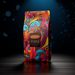 Tùy chỉnh in 12oz 500g 1KGS Coffe đậu đứng lên túi nhựa Ziplock Mylar Túi phẳng đáy bao bì cà phê có van - Product Image 6