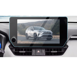 Chống xước xe Màn hình phim cho TOYOTA RAV4 2024 <span class=keywords><strong>2025</strong></span> <span class=keywords><strong>Navigation</strong></span> 10.5 inch GPS cao rõ ràng Tempered Glass bảo vệ màn hình phim - Product Image 1