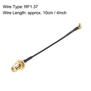 Tùy chỉnh RF 1.37 cáp đồng trục lắp ráp hiệu suất cao RP <span class=keywords><strong>SMA</strong></span> kết nối nữ để MMCX Cáp RF Pigtail Cáp - Product Image 4