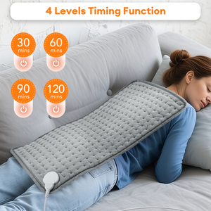 Coussin chauffant électrique à 9 niveaux de température pour usage domestique, soulagement des douleurs dorsales, crampes menstruelles, massage abdominal - Product Image 3
