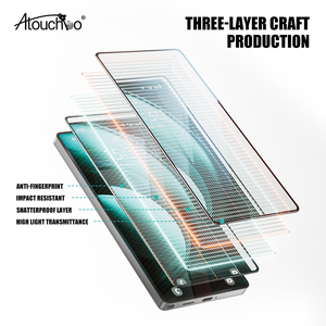 Protection d'écran en verre trempé ATB 9H avec déverrouillage par empreinte digitale pour Samsung S25 Ultra S24 S23 S22 <span class=keywords><strong>S21</strong></span> - Product Image 5
