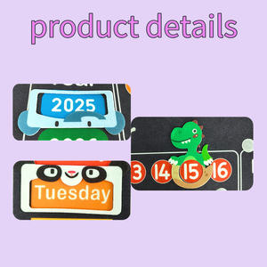 2025 Mon premier calendrier quotidien Feutre Flanelle Conseil Histoires Préscolaire Classe Apprentissage Contes Mur Activité - Product Image 5