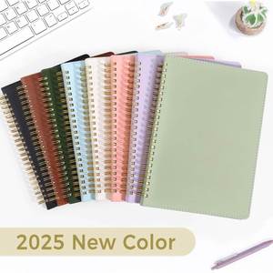 Beautiful A5 <b>Pink</b> Paper Products Cover Custom Logo 2025 Spiral Planner Journal Daily Weekly <b>Notebooks</b> Girls Gift Hardcover 80 - Product Image 4
