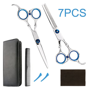 <span class=keywords><strong>Forbici</strong></span> da barbiere professionali di vendita calde <span class=keywords><strong>forbici</strong></span> da <span class=keywords><strong>parrucchiere</strong></span> per sfoltire Set di strumenti per il taglio dei capelli Set di <span class=keywords><strong>forbici</strong></span> da taglio per capelli da salone - Product Image 5