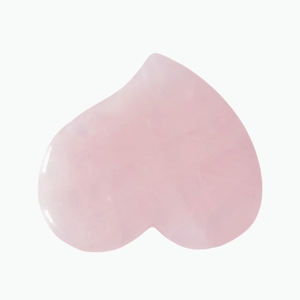 Custom Logo High Quality <b>Rose</b> <b>Quartz</b> <b>Heart</b> Shape Face Guasha - Product Image 3