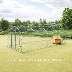 Nuevo gallinero <span class=keywords><strong>de</strong></span> acero galvanizado grande <span class=keywords><strong>de</strong></span> 8x3x2m para cría <span class=keywords><strong>de</strong></span> gallinas ponedoras 2025 - Protección UV y a prueba <span class=keywords><strong>de</strong></span> lluvia, multifuncional - Product Image 3