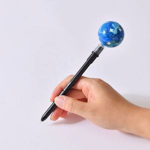 Divertido Bolígrafo Magnético con Rotación de Planeta, Papelería Creativa, Tinta Negra de 0.5 mm, Regalo Divertido para Estudiantes - Product Image 1