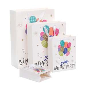 Bonne qualité, vente en gros, beau sac cadeau en papier personnalisé pour ballons bougies d'<span class=keywords><strong>anniversaire</strong></span> - Product Image 3