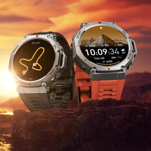 New dm58 GPS Thể Thao Smartwatch ai trợ lý giọng nói tập thể dục Tracker máy ảnh huyết áp màn hình Android điều hành màn hình cảm ứng - Product Image 4