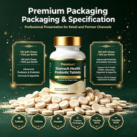 Friandises Probiotiques pour la Santé Gastrique des Chiens et des Chats, Prébiotiques FOS Inuline Yucca, Complément Équilibre de l'Appétit et de la Flore Intestinale OEM ODM Vente en Gros