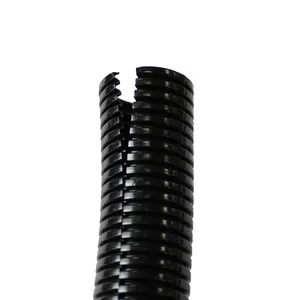 Fábrica fornecida PP PE PA Nylon flexível tubo conduíte ondulado para automóvel fiação luva de proteção chicote
