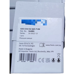 Новый Оригинальный Контроллер Программируемого Логического Устройства (ПЛК) SDE5-D10-O2-Q6W BRE-<span class=keywords><strong>P</strong></span>-M8 542891 для Промышленной Автоматизации, В Наличии - Product Image 1