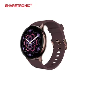 Black red silver blue color 1.43 large full touch round screen 128mb memory wearable smart watch