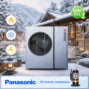 Pompe à chaleur air-eau 10,8 kW R32 A+++, compresseur rotatif, commande par application WiFi, chauffage, refroidissement, ECS, chauffe-eau domestique - Product Image 1