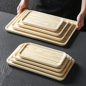 Xiangyuanmei <b>rectangular</b> imitation porcelain roast pork plate, hot <b>pot</b> restaurant vegetable plate, dinner plate, barbecue - Product Image 2