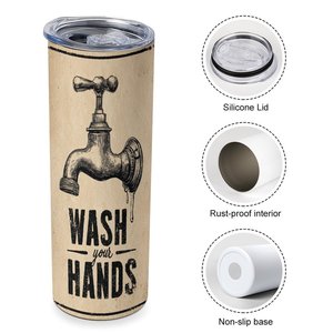 Stainless Steel Tumbler 20oz Vacuum <b>Insulated</b> Custom Logo Laser Engraving Available Wholesale - Product Image 3