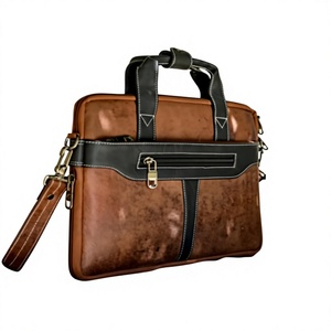 Modern Design <b>Leather</b> Laptop Bags With Shoulder Straps OEM ODM Customizable Nice Quality <b>Leather</b> Handbags For Business Gift Use - Product Image 1