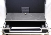Étui de vol rigide en aluminium robuste avec glisse pour ordinateur portable Étui de rangement durable pour contrôleurs DJ pour contrôleurs DDJ-FLX10 Pioneer
