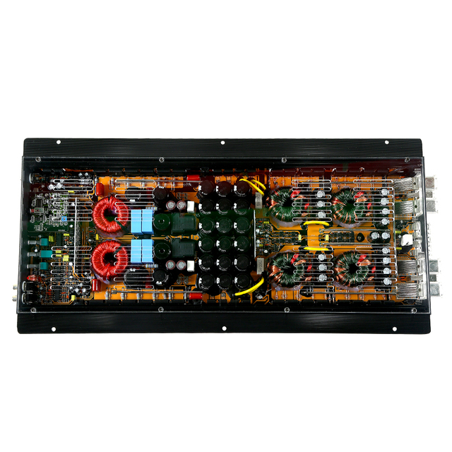 Monoblock Car Amplifier High Power Car Amplifier Acrylic Cover Car Amp Teampie TP- 4000. 1D Acrylic Amplifier Rear Panel