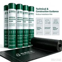 Membrane bitumineuse modifiée SBS haute résistance anti-racines, conception chinoise, garantie 5 ans pour l'étanchéité des toitures végétalisées