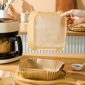 Giấy Hình Vuông Thực Phẩm Chống Nước Trực Tiếp Từ Nhà Máy Giấy Lót Nồi Chiên Không Dầu Bằng Silicon Bán Chạy <span class=keywords><strong>Dropshipping</strong></span> - Product Image 6