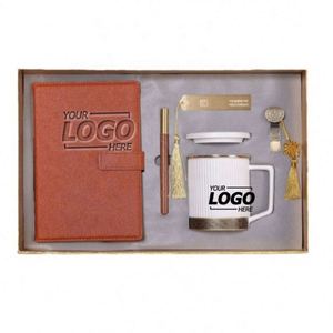 Personalized Corporate Gift <b>Set</b>: Branded <b>Notebook</b> & Tumbler - Perfect for Employee Appreciation, Events & Promotional Giveaways - Product Image 1