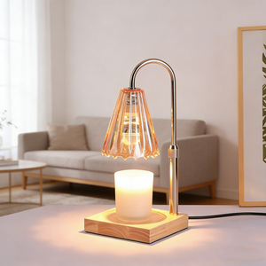 Lámpara Calentadora de <span class=keywords><strong>Velas</strong></span> de Lujo Moderna al por Mayor Lámpara para Derretir Cera de Aromaterapia con Temporizador y Regulador de Intensidad para <span class=keywords><strong>Velas</strong></span> Aromáticas - Product Image 1
