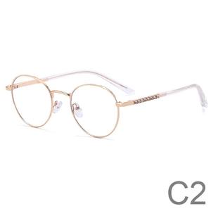 Struttura in metallo occhiali da vista montatura ultima montatura alta qualità elegante design da donna montature per occhiali da vista - Product Image 2