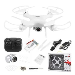 Guter Preis Anfänger Stunt Wifi Kleine RC Drohne Headless Mode Weiß Fernbedienung Quadcopter Mit 4K HD Kamera