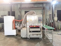 Machine automatique de polissage de métal de meulage de surface plane de PLC d'industrie pour des moulages en aluminium fer acier