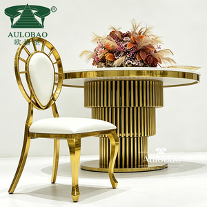 Nuevo diseño, salón de banquetes, marco de acero inoxidable, sillas de lujo, silla de boda para eventos - Product Image 2