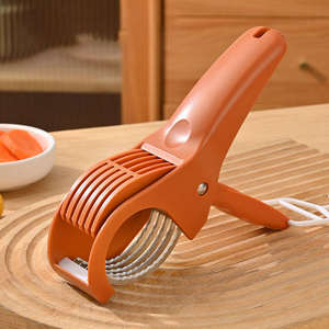 Cortador de Huevos Manual de Acero Inoxidable para Cocina, Rebanador de Jamón y Plátano, Multifuncional - Product Image 6