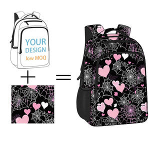 Sacchetti di scuola a sublimazione con stampa in tutto il <span class=keywords><strong>libro</strong></span> di scuola in tessuto personalizzato con tracolla regolabile zaino - Product Image 5