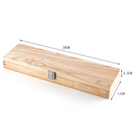 Boîte à couteaux en bois naturel de haute qualité, écologique, boîte cadeau pour le rangement des couteaux, possibilité de personnaliser le logo