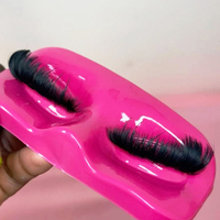Faux cils en vison synthétique en gros, cils en bande épais et volumineux, légers et réutilisables, cils volumineux à marque privée