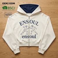 Fabricant de sweats à capuche personnalisés pour hommes – Qualité supérieure, 450 g/m², coton épais, coupe ample, zippé deux sens, style streetwear