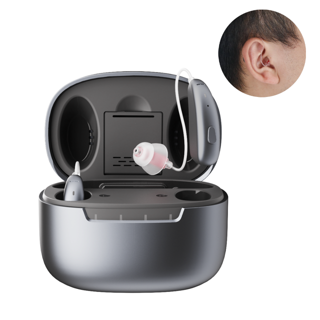 JINGHAO Best Elderly Deafness Digital Rechargeable Hearing Aids OTC for Severe Ear & Hearing Products