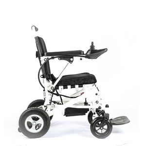Fauteuil roulant électrique pliable automatique KSM-602 avec commande par joystick, pour personnes âgées/handicapées, prix d'usine - Product Image 1