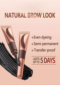 OEM Custom Logo Private Label Long-Lasting Waterproof Tinted Peel-Off Eyebrow Gel in Brown - Product Image 2