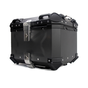 Caja superior plateada de diseño X de 45L, caja superior de <span class=keywords><strong>aluminio</strong></span> de gran capacidad para motocicleta, cajas traseras, Maleta de viaje apta para todas las motocicletas - Product Image 5