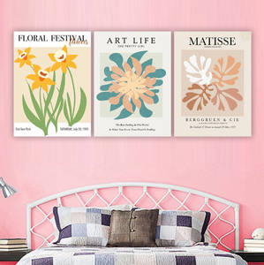 Affiche sur toile d'art mural <span class=keywords><strong>Matisse</strong></span> <span class=keywords><strong>de</strong></span> haute qualité, impression personnalisée, fleurs abstraites florales pour la décoration <span class=keywords><strong>de</strong></span> la maison, <span class=keywords><strong>de</strong></span> la chambre à coucher, du salon, cadeaux - Product Image 6