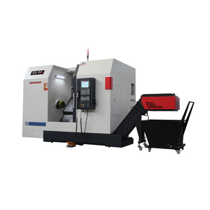 TCK50S Multifunktionales Doppelspindel-CNC-Drehzentrum mit CE-Zertifikat und angetriebenem Werkzeugturm - Product Image 2