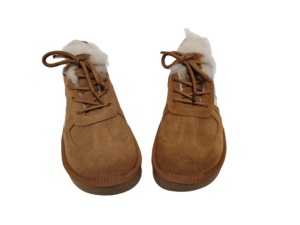 Wholesale Winter Women Platform Fur Lined Sneakers Suede Lace-Up Warm Snow Boots Anti-Slip Thick Sole Casual Ankle <b>Booties</b> - Product Image 2