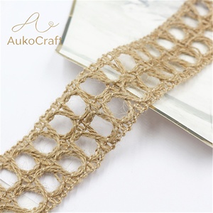 Corda di Canapa Intrecciata Fai-da-Te, Nastro di Lino Naturale, Filo di Iuta per Artigianato, Spessa Corda di Iuta Intrecciata - Product Image 3